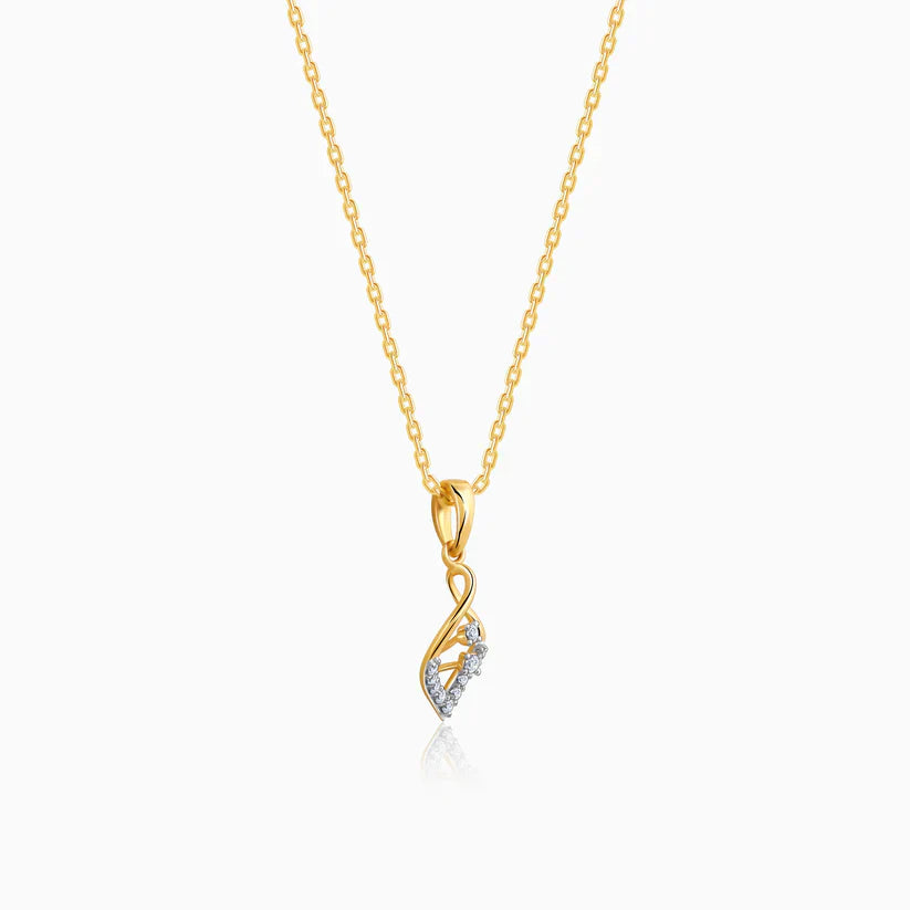 Rose Gold Celebration Pendant Necklace